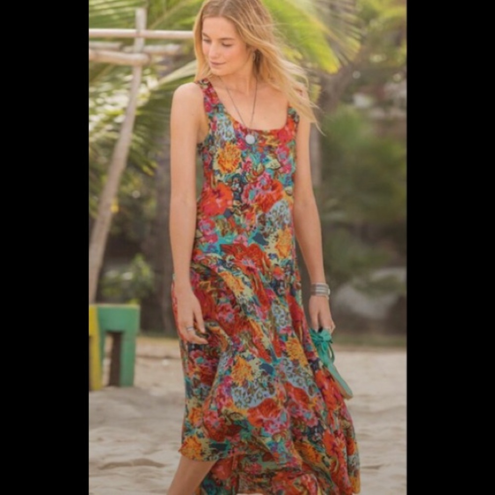 Gorgeous Sundance, silk, bias cut, dress. Tag is sewn in upside down.